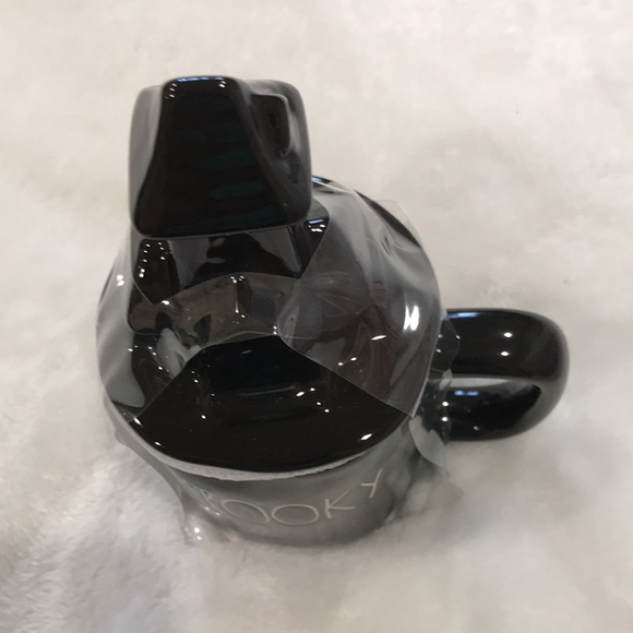 Rae Dunn HAUNTED Halloween mug with topper - Picture 2 of 7